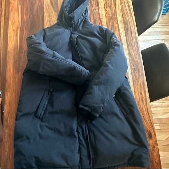 Sam Edelman puffer coat 3X Black long - Picture 1 of 14
